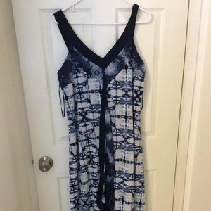 NEW Style & Co Navy beach cover up dress